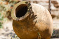 Ancient Greek 'oinochoai' or wine jug found in the prehistoric settlement of Akrotiri