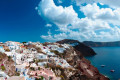 Panoramic view of Fira, the capital of Santorini