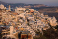 Sunset over Fira, Santorini island