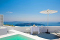 View of the caldera in Santorini from the capital of Fira