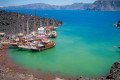 The hot springs of Santorini can be accessed by boat