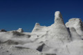 Lunar landscape in the Sarakiniko beach of Milos