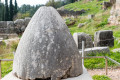 The navel of Delphi used to mark the center of the ancient world