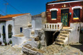 Traditional houses on the village of Driopida in Kythnos