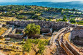 Aerial view of the Archaeological Site at Mycenae