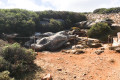 The remains of Kouros in Melanes, Naxos