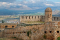The walls of Palamidi in Nafplion