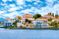 The beautiful coast of Spetses