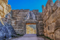 The famous Lion's Gate in Mycenae