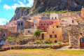 Beautiful view of the old town in Monemvasia