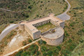 Aerial view of the Fortress of Koules near Aptera