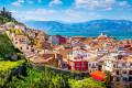 Wonderful panoramic view of Nafplion in the spring