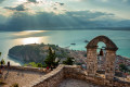 Panoramic view of Nafplion from the top of Palamidi fortress