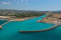 Diolkos, the exit of the Canal to the Gulf of Corinth