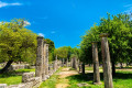 Columns in Ancient Olympia, home of the Olympic Games