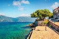 Watching the Ionian Sea from the waterfront of Fiskardo, Cephalonia