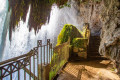Hidden path on the waterfalls of Edessa