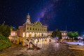 The Church of Panagia Evangelistria at night