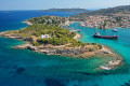 Bird's eye view of Spetses