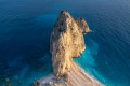 Aerial view of the Keri lighthouse in Zakynthos