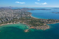 Aerial view of Glyfada, where our adventure begins!