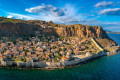 Panoramic view of the old town of Monemvasia