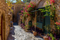 Cobblestoned alley in Monemvasia