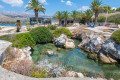 The small natural pool of Katavothres in Argostoli, Cephalonia