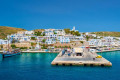 The port of Adamas, the largest town of Milos
