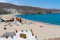 The beach of Kolimbithra in Tinos