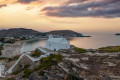 The chapel of Agios Georgios on a rocky hill in Kea