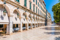 Liston, the pedestrian street in Spianada in Corfu