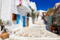 The village of Plaka in Milos