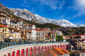 The charming town of Arachova in Central Greece