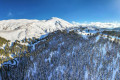 Snowy mountains in Arachove, Boeotia
