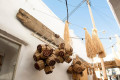 Hand-weaved baskets in the old market