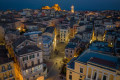 Aerial view of Corfu Old Town