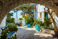 Yard in the Holy Virgin Monastery in Paleokastritsa