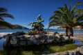 This statue of a mermaid saving a sailor is reminiscent of Syros' maritime past