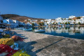 The waterfront of the village of Panormos in Tinos