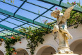 Statue in the Kalithera springs in Rhodes