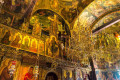 Religious iconography inside the Meteora Monasteries