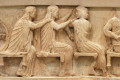 Frieze on display in the Museum of Delphi