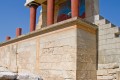 Knossos archaeological site in Heraklion city, Crete island
