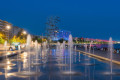 Fountains in the Thessaloniki waterfront