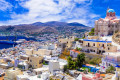 Panoramic view of Hermoupolis, the capital of both Syros and the Cycladic islands