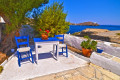 Yard in a house near the sea in Sfinos