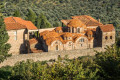 Ruins of the medieval Byzantine ghost town-castle of Mystras