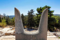 The Minotaur's horns were the sign of the Minoans