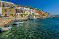 Blue-green waters on the coast of Sifnos